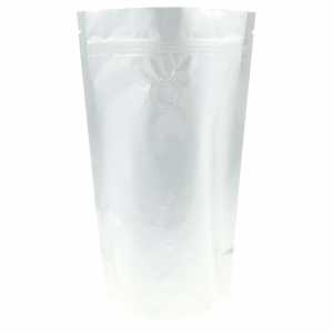 Doypack srebrny z wentylem 250g - opakowanie 100 szt.