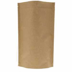 Doypack kraft z wentylem 500g - opakowanie 100szt.