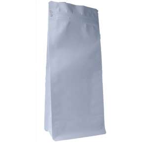 Torebka Flat Bottom 1kg+ struna - Biała- 100 szt.