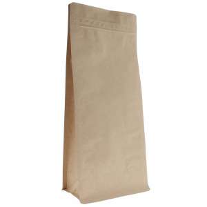 Torebka Flat Bottom 1kg+ struna - kraft - 100 szt.