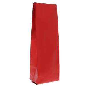 Torebki czerwone gusset 500g - opakowanie 100szt