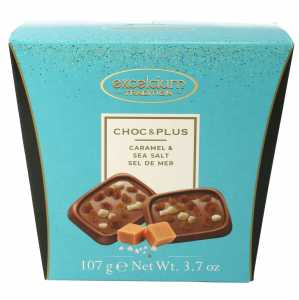 Mleczne czekoladki z kawałkami słonego karmelu 107g Choc & Plus