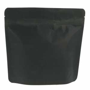 Doypack Soft touch 250g czarny, 100 szt. + struna
