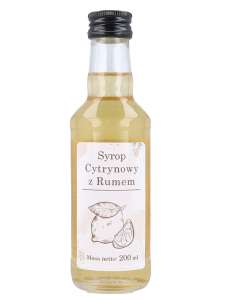 Syrop cytrynowy z rumem 200 ml