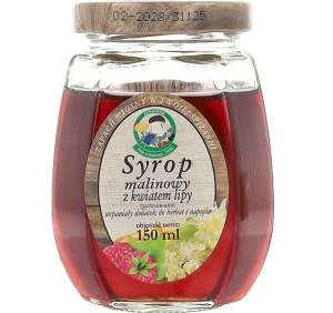 Syrop malinowy z kwiatem lipy 150ml - Fungopol