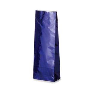 Torebka klockowa na klips (metalizowana) - granatowa 50g - 100szt [48820]